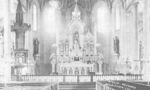 old picture of a church